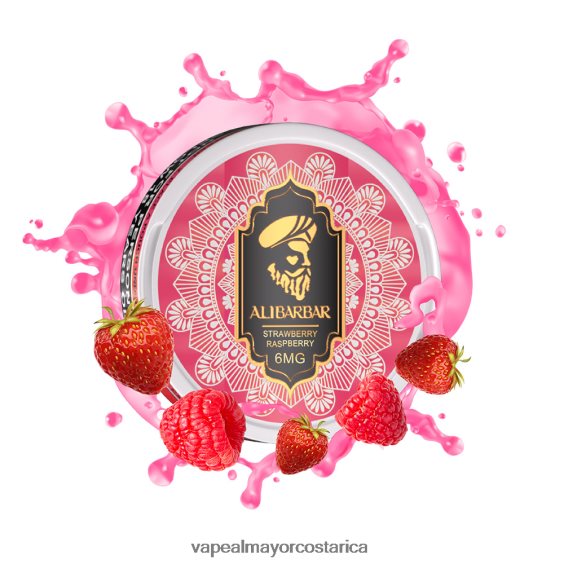 BF04J055 Venta De Vaporizadores Al Por Mayor - frambuesa fresa ALIBARBAR bolsa de nicotina