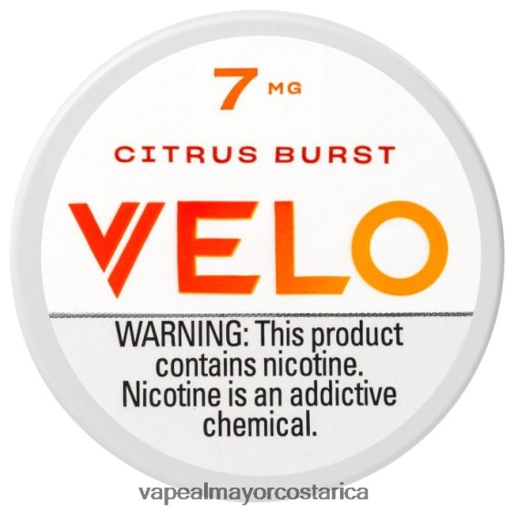 BF04J044 Vaporizador Desechable Al Por Mayor - explosión de cítricos VELO bolsa de nicotina 7 mg