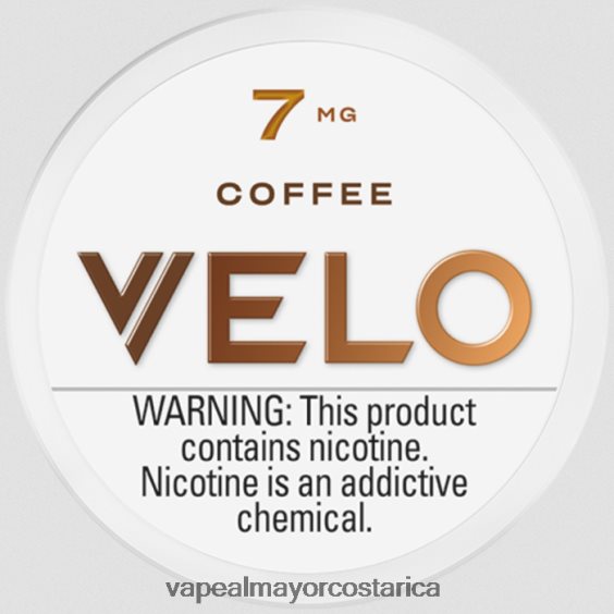 BF04J051 Vape Al Mayor Costa Rica - café VELO bolsa de nicotina 7 mg