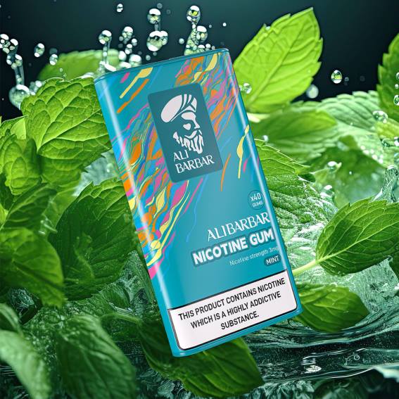 Vaporizador Desechable Al Por Mayor 2TXT84 Alibarbar chicle de nicotina durazno