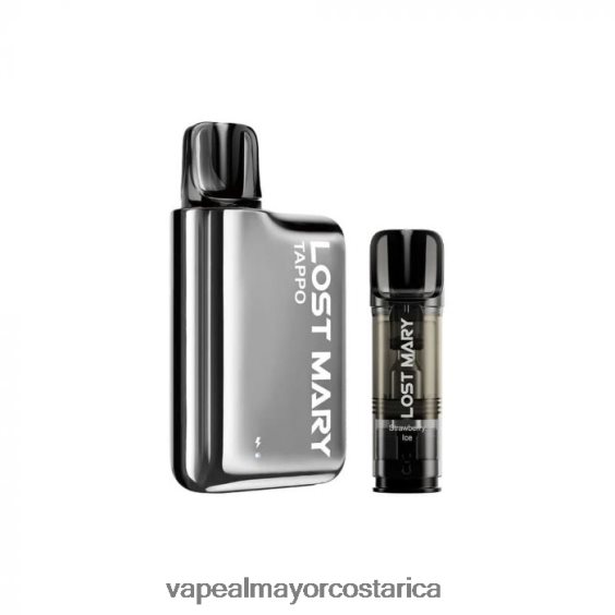 BF04J0438 Cigarrillo Electronico Comprar Por Mayor - plata inoxidable x hielo de fresa LOST MARY Tappo kit de vapeo pod