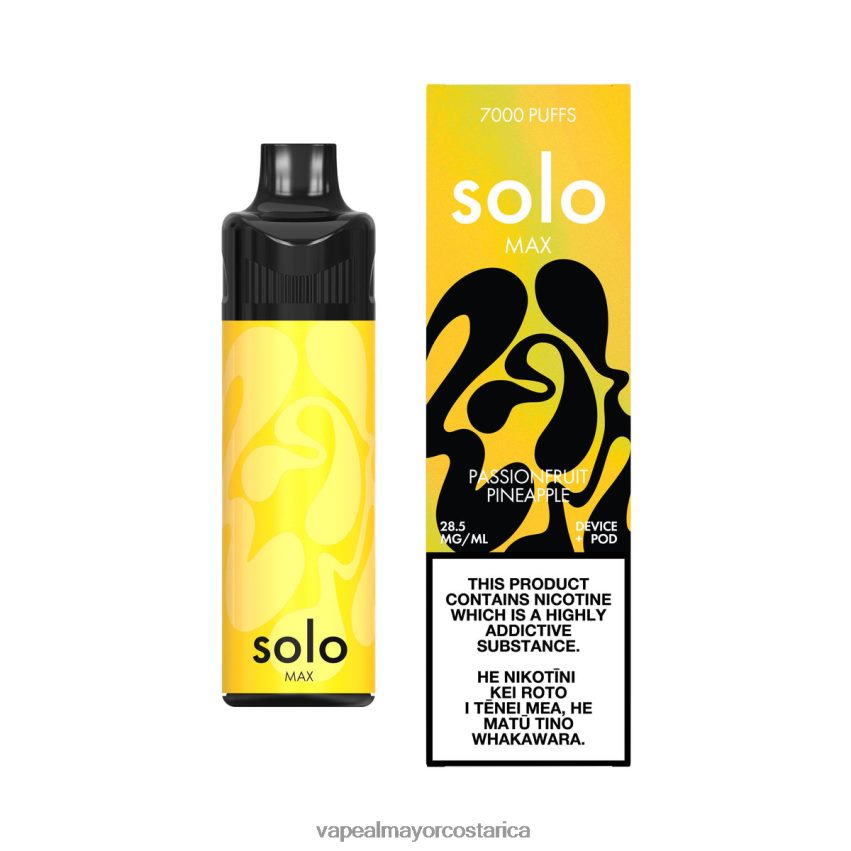 Venta Al Por Mayor De Cigarrillo Electronico 8X88TX69 Solo MAX kit de cápsulas piña de maracuyá