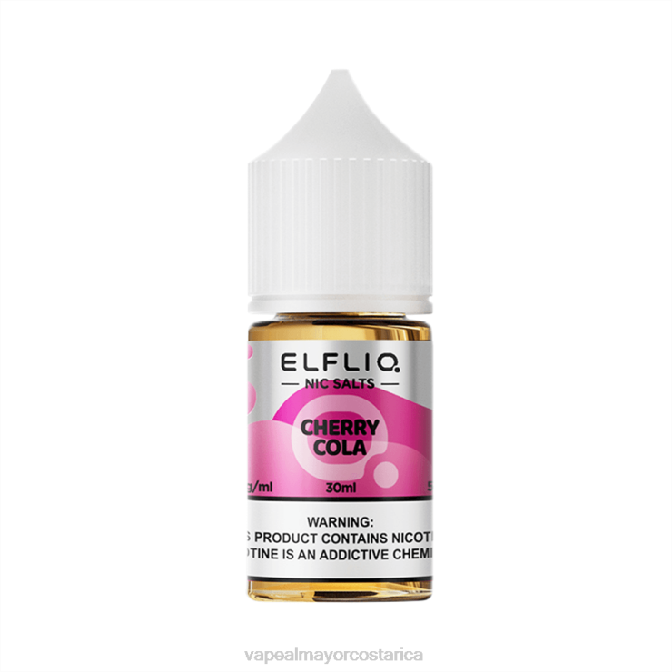 ELFBAR ELFLIQ nic sal 30 ml cola de cereza 4D40J14 Cigarrillo Electrónico Al Por Mayor