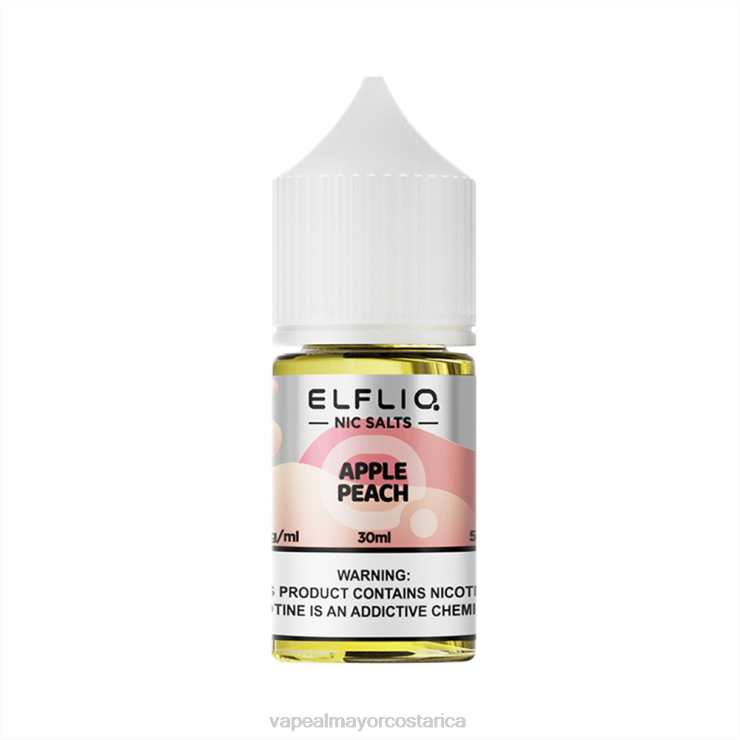 ELFBAR ELFLIQ nic sal 30 ml durazno de manzana 4D40J7 Cigarrillo Electrónico Al Por Mayor