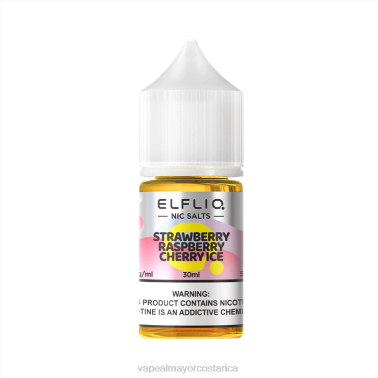 ELFBAR ELFLIQ nic sal 30 ml hielo de cereza de frambuesa de fresa 4D40J32 Vaporizador Desechable Al Por Mayor