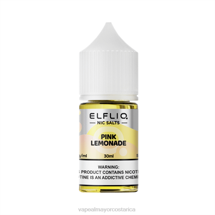 ELFBAR ELFLIQ nic sal 30 ml limonada rosa 4D40J25 Vaporizador Desechable Al Por Mayor
