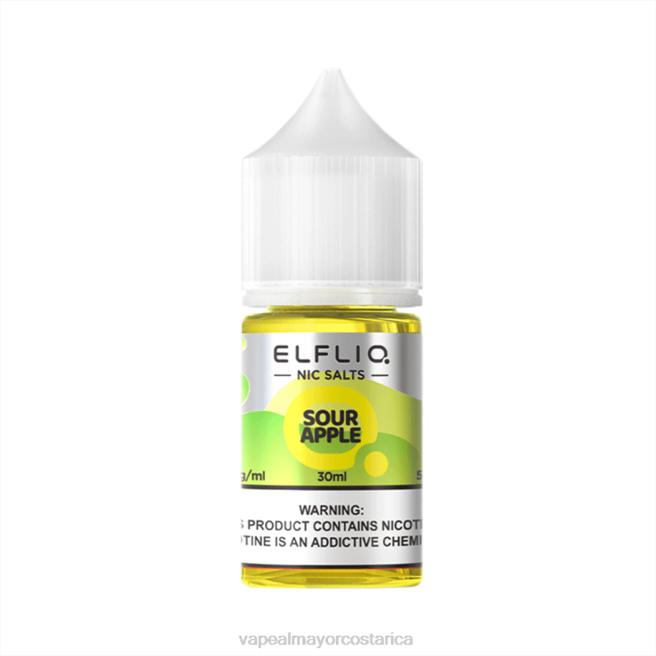 ELFBAR ELFLIQ nic sal 30 ml manzana agria 4D40J28 Cigarrillo Electrónico Al Por Mayor