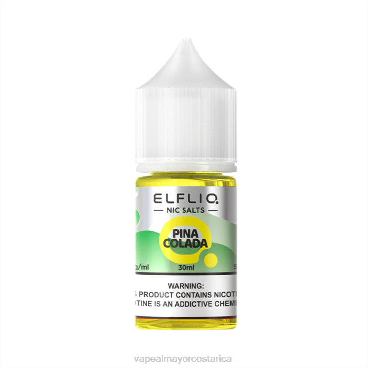 ELFBAR ELFLIQ nic sal 30 ml pina colada 4D40J23 Vaporizador Costa Rica