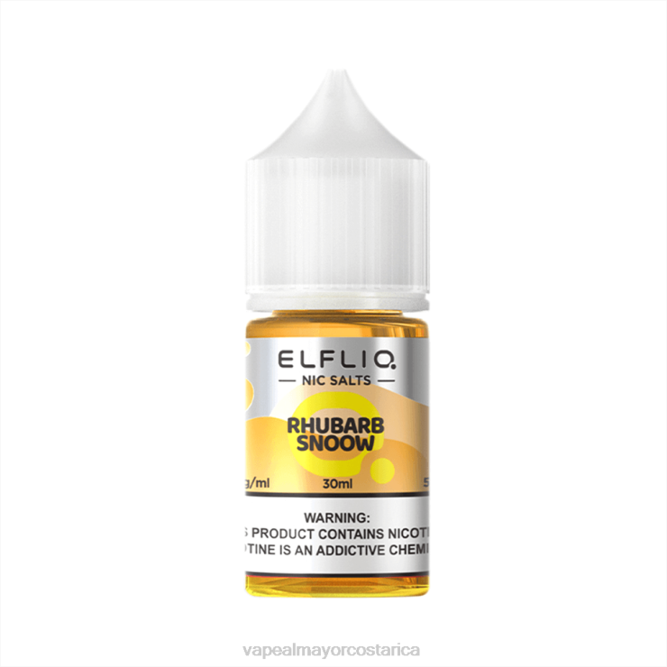 ELFBAR ELFLIQ nic sal 30 ml snoow de ruibarbo 4D40J26 Venta De Vaporizadores Al Por Mayor