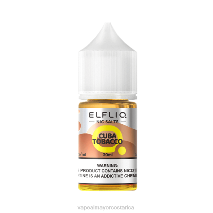 ELFBAR ELFLIQ nic sal 30 ml tabaco de Cuba 4D40J16 Vaporizador Costa Rica