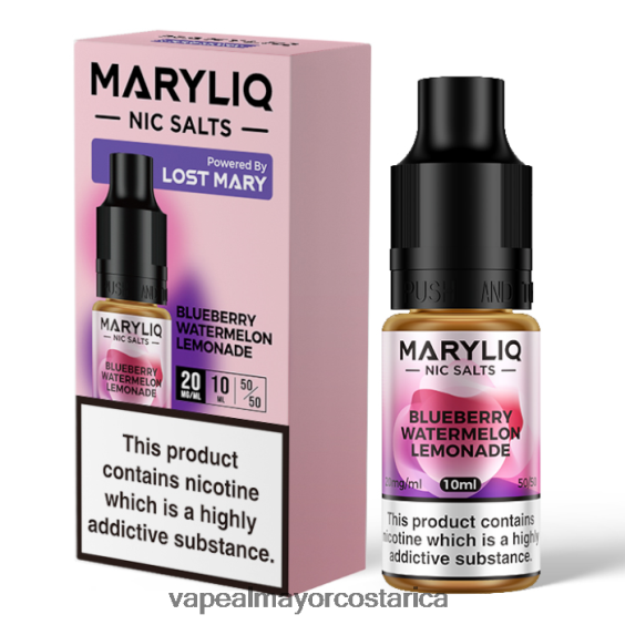 BF04J0442 Vaporizador Costa Rica - limonada de sandía y arándanos LOST MARY MARYLIQ sales nic - 10ml - 20mg