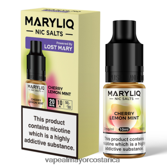 BF04J0444 Vaporizador Desechable Al Por Mayor - cereza limón menta LOST MARY MARYLIQ sales nic - 10ml - 20mg
