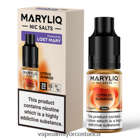 BF04J0445 Venta De Vaporizadores Al Por Mayor - amanecer cítrico LOST MARY MARYLIQ sales nic - 10ml - 20mg