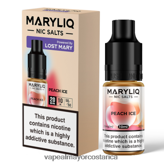 BF04J0450 Cigarrillo Electronico Por Mayoreo - hielo de durazno LOST MARY MARYLIQ sales nic - 10ml - 20mg