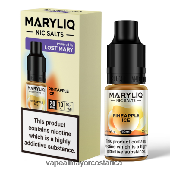 BF04J0452 Vaporizador Costa Rica - hielo de piña LOST MARY MARYLIQ sales nic - 10ml - 20mg