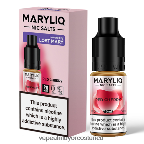 BF04J0455 Venta De Vaporizadores Al Por Mayor - rojo cereza LOST MARY MARYLIQ sales nic - 10ml - 20mg