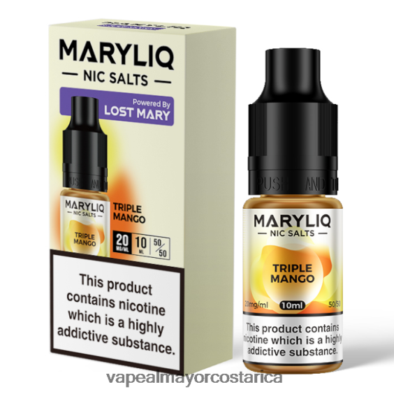 BF04J0459 Venta Al Por Mayor De Cigarrillo Electronico - mango triple LOST MARY MARYLIQ sales nic - 10ml - 20mg