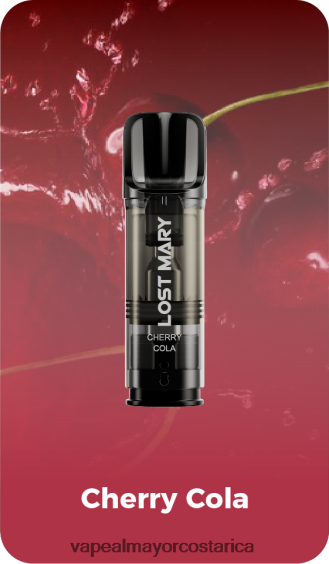 BF04J0423 Vaporizador Al Por Mayor - cola de cereza LOST MARY Tappo cápsulas de repuesto precargadas