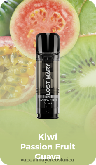 BF04J0424 Vaporizador Desechable Al Por Mayor - kiwi maracuyá guayaba LOST MARY Tappo cápsulas de repuesto precargadas