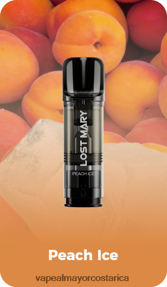 BF04J0428 Cigarrillo Electronico Comprar Por Mayor - hielo de durazno LOST MARY Tappo cápsulas de repuesto precargadas
