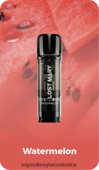 BF04J0434 Vaporizador Desechable Al Por Mayor - sandía LOST MARY Tappo cápsulas de repuesto precargadas