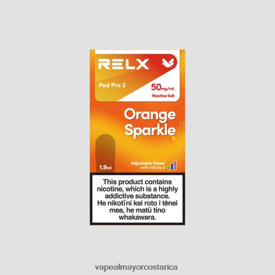 BF04J0240 Cigarrillo Electronico Por Mayoreo - brillo naranja RELX Pod Pro 2