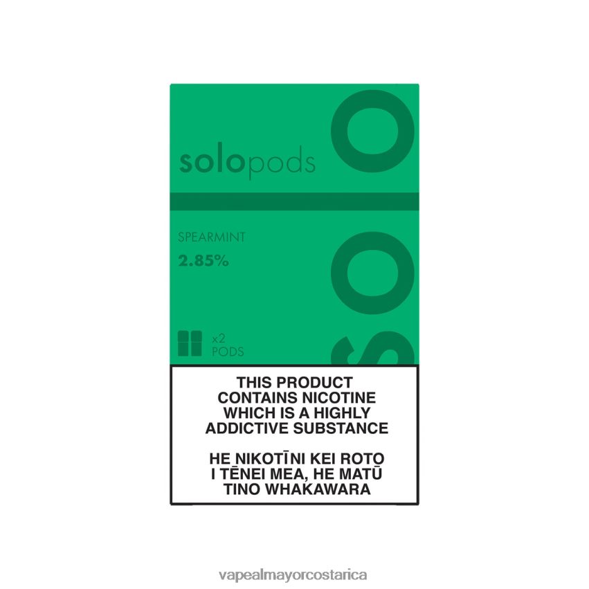 Vaporizador Costa Rica 8X88TX62 Solo paquete de 2 cápsulas de repuesto menta verde