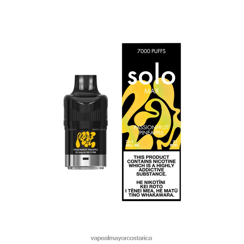 Vape Al Mayor Costa Rica 8X88TX81 Solo MAX vaina piña de maracuyá