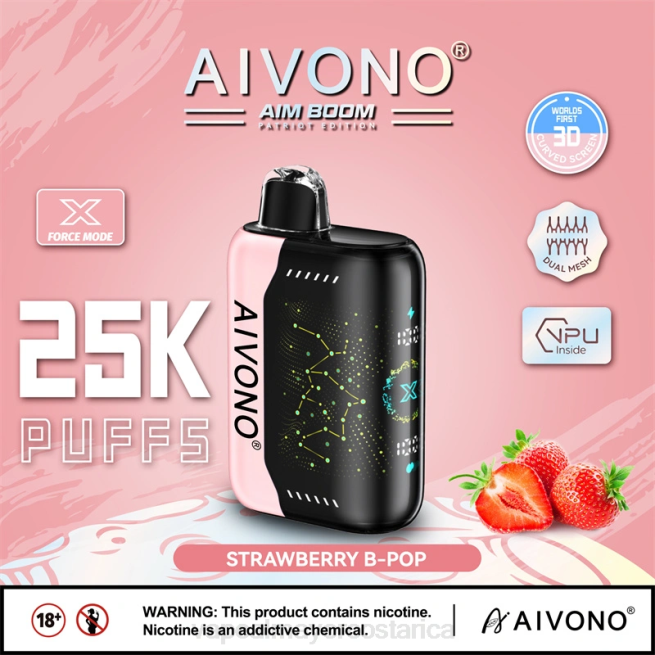 b-pop de fresa