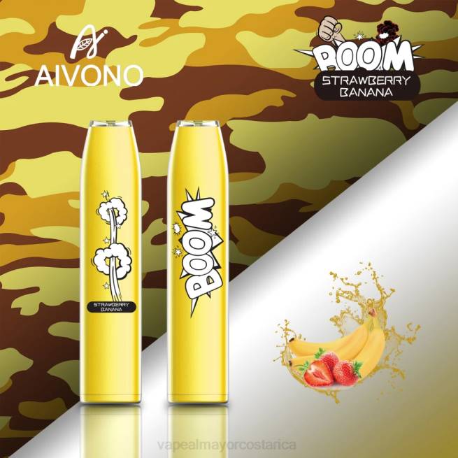 Vaporizador Al Por Mayor 4J44363 Aivono AIM BOOM 600 plátano fresa