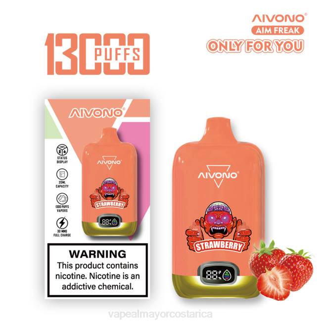 Vaporizador Al Por Mayor 4J44243 Aivono AIM FREAK 13000 fresa