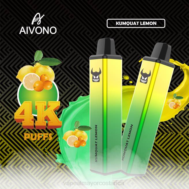Cigarrillo Electronico En Costa Rica 4J44256 Aivono AIM FREAK 4000 limón naranja
