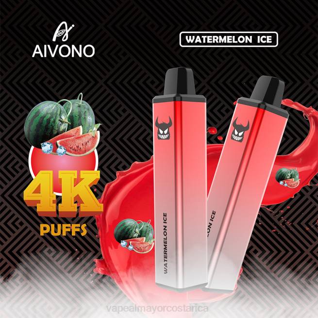 Vaporizador Al Por Mayor 4J44253 Aivono AIM FREAK 4000 hielo de sandia