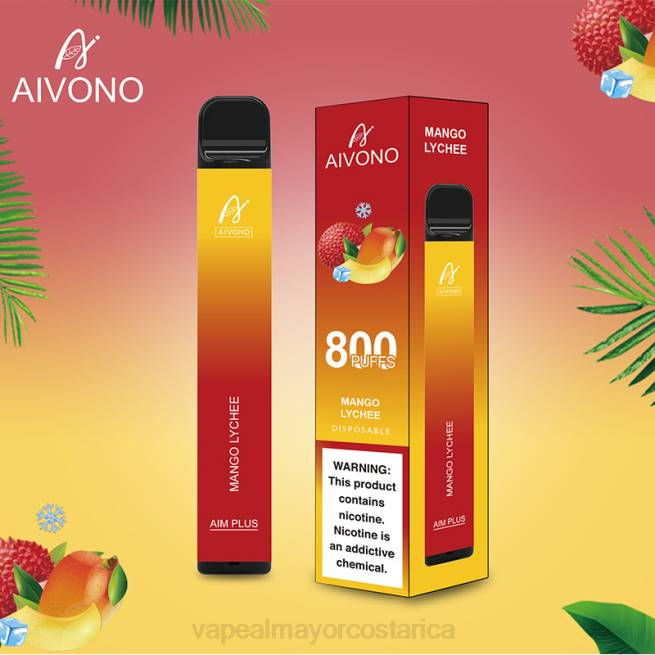 Venta De Vaporizadores Al Por Mayor 4J44185 Aivono AIM PLUS 800 lichi de mango