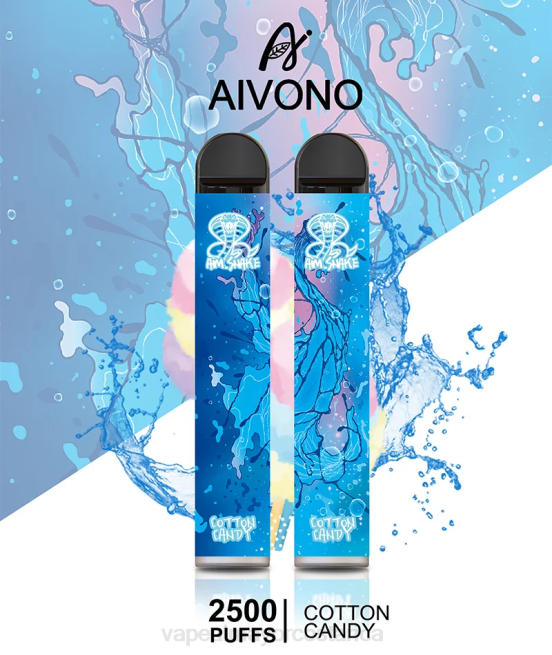 Vaporizador Al Por Mayor 4J44303 Aivono AIM SNAKE 2500 algodon de azucar