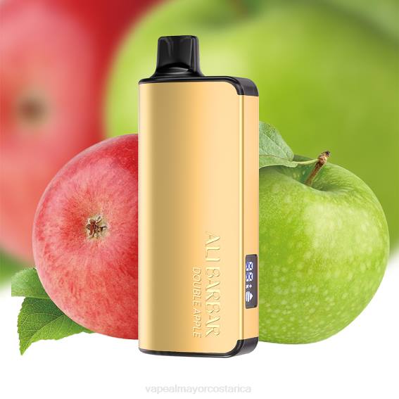 Cigarrillo Electronico Comprar Por Mayor 2TXT28 Alibarbar Ingot 9000 vaporizadores desechables manzana doble