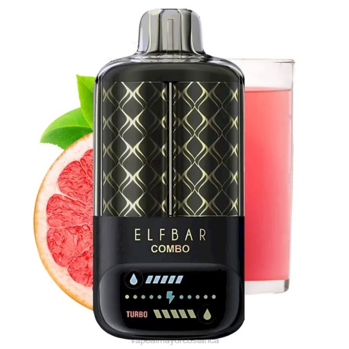 Elf Bar Combo 25000 limonada rosa y pomelo 2BL411 Vape Al Mayor Costa Rica