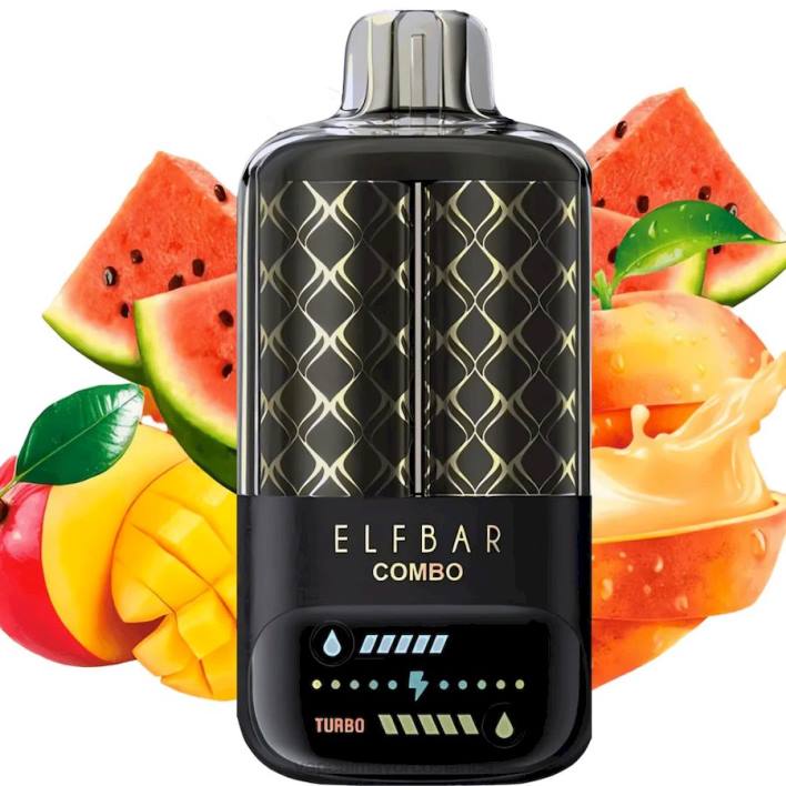 Elf Bar Combo 25000 melocotón, mango y sandía 2BL46 Cigarrillo Electronico En Costa Rica