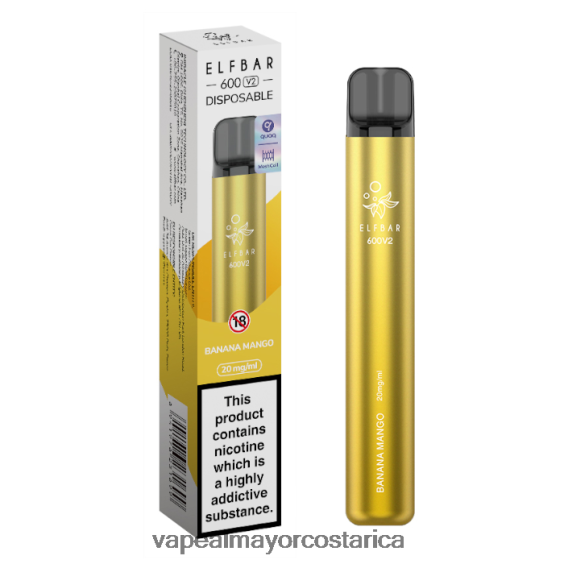 BF04J0273 Vaporizador Al Por Mayor - plátano mango ELFBAR 600V2 20 mg