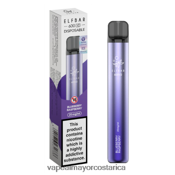 BF04J0277 Cigarrillo Electrónico Al Por Mayor - frambuesa arándano ELFBAR 600V2 20 mg