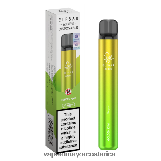 BF04J0283 Vaporizador Al Por Mayor - kiwi dorado ELFBAR 600V2 20 mg