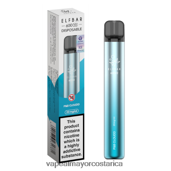 BF04J0290 Cigarrillo Electronico Por Mayoreo - p&b nublado ELFBAR 600V2 20 mg