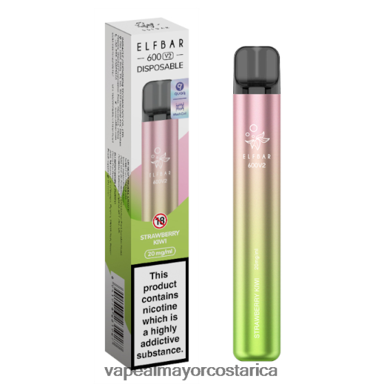 BF04J0295 Venta De Vaporizadores Al Por Mayor - kiwi fresa ELFBAR 600V2 20 mg