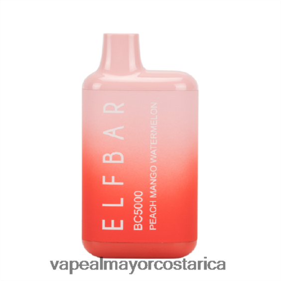 BF04J0304 Vaporizador Desechable Al Por Mayor - sandia mango durazno ELFBAR BC5000