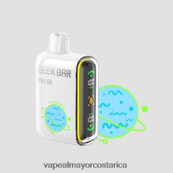 BF04J074 Vaporizador Desechable Al Por Mayor - menta de miami GEEK BAR Pulse edición planeta 7500 inhalaciones/15000 inhalaciones