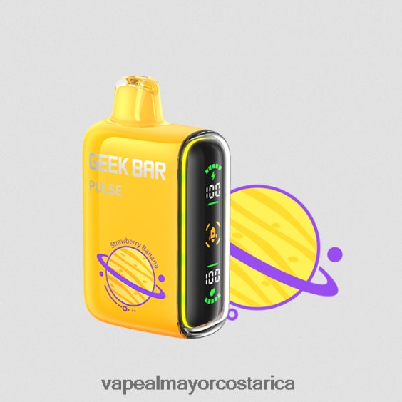 BF04J075 Venta De Vaporizadores Al Por Mayor - Fresa plátano GEEK BAR Pulse edición planeta 7500 inhalaciones/15000 inhalaciones