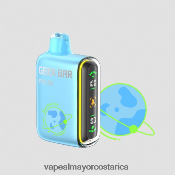 BF04J076 Cigarrillo Electronico En Costa Rica - hielo azul GEEK BAR Pulse edición planeta 7500 inhalaciones/15000 inhalaciones