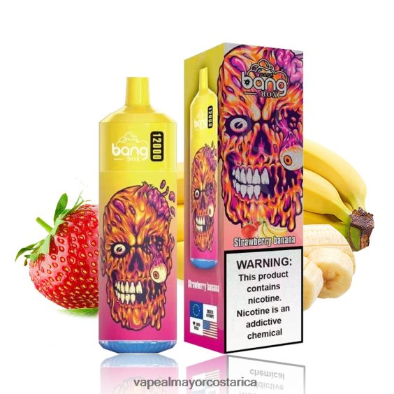 BF04J0114 Vaporizador Desechable Al Por Mayor - Fresa plátano Bang Box 12000 bocanadas