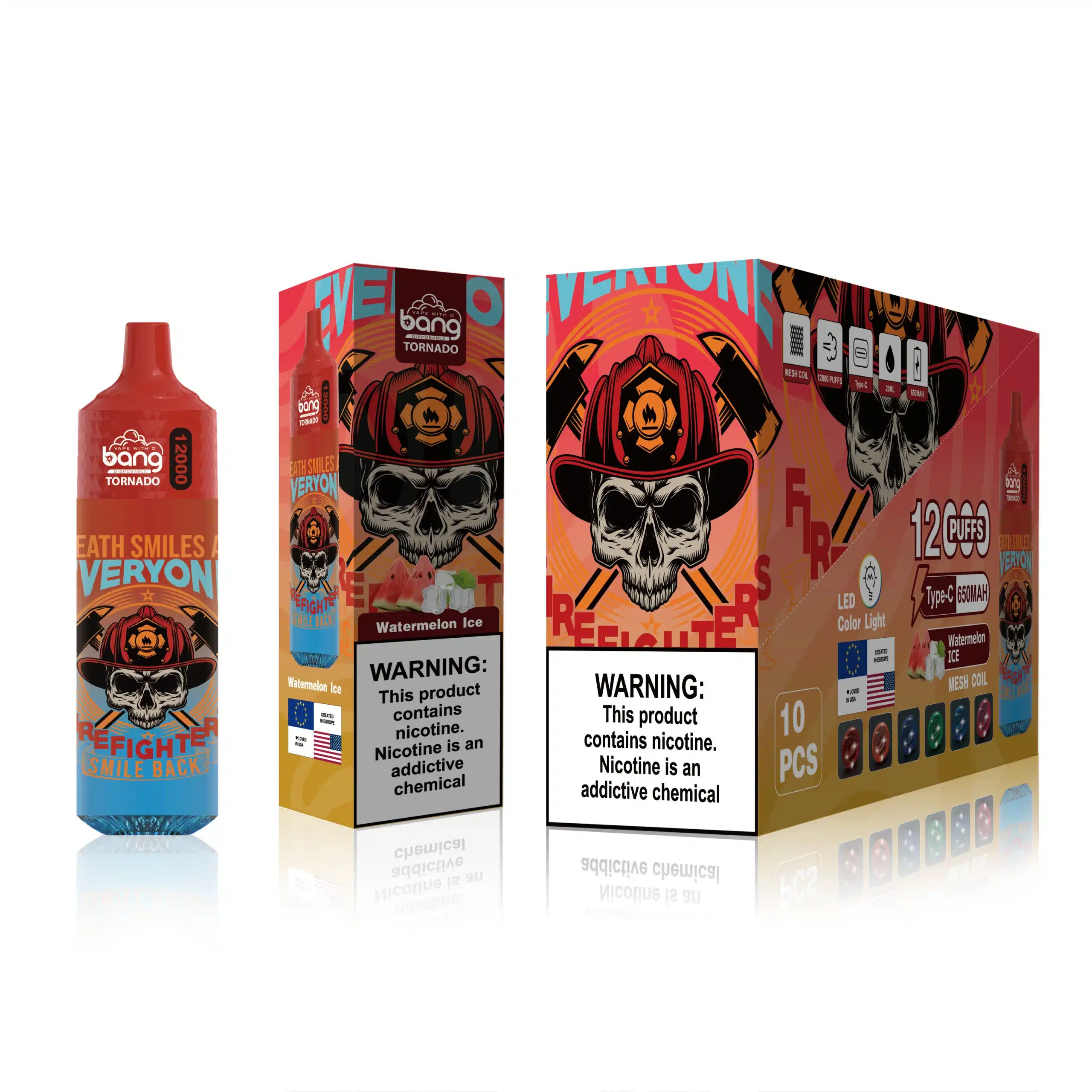BF04J0122 Vaporizador Costa Rica - hielo de sandia Bang Box 12000 bocanadas