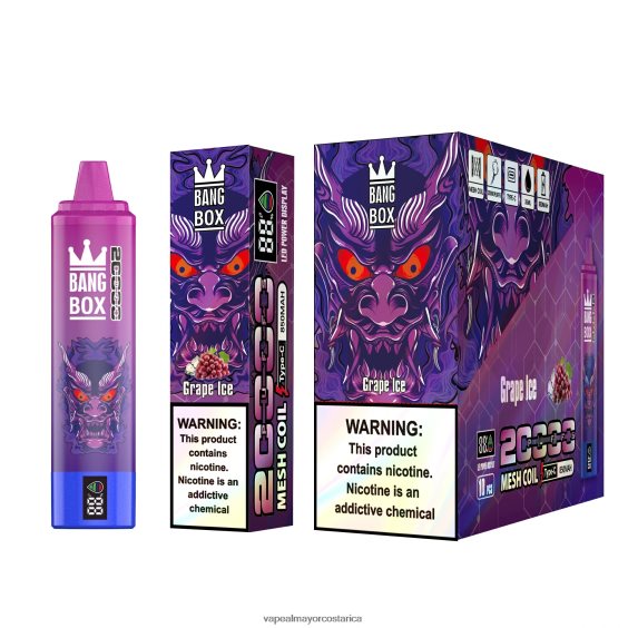BF04J0130 Cigarrillo Electronico Por Mayoreo - hielo de uva Bang Box 20000